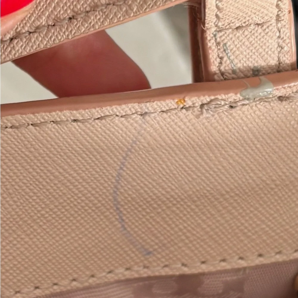 Tory Burch Light Pink Blush Leather Tote Bag! - Picture 13 of 14